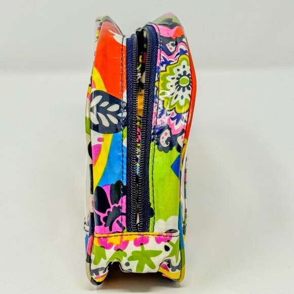 Vera Bradley Clear Cosmetic Bag Retired Rio Pattern - Picture 4 of 9